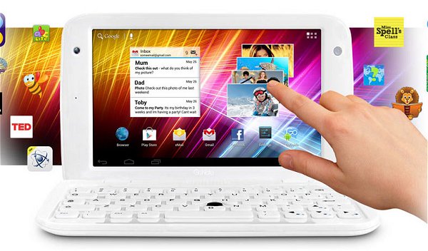 英国 Ergo 社、7インチディスプレイ採用のノートパソコン型 Android 4.0 端末「GoNote Mini」発表、価格99ポンド（約