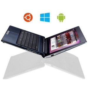 Post Thumbnail of 3つの OS Android, Ubuntu, Windows 8 を搭載できるノートパソコンにもなるコンバーチブルタブレット「Ekoore Python S3」登場