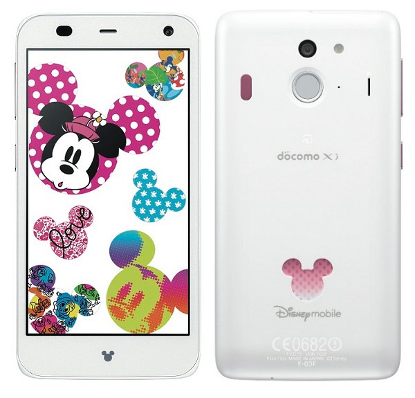 ディズニー モバイル スマホピヤス付属カラフルデザインスマートフォン Disney Mobile On Docomo F 03f 12月13日発売 Gpad