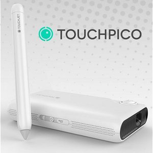 Post Thumbnail of 80インチまで表示可能、映像を投影する壁などがタッチデバイスになる Android 搭載の小型プロジェクター「TouchPico」登場