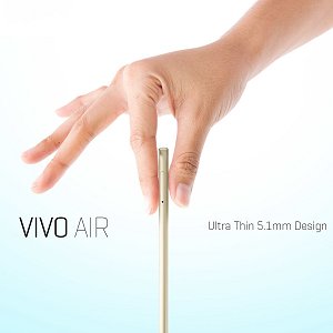 米 BLU、厚み 5.15mm の極薄オクタコアプロセッサ搭載 4.8インチスマートフォン「Vivo Air」発表、価格199ドル（約