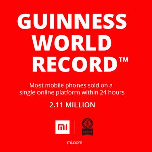 Post Thumbnail of 中国メーカー Xiaomi、オンラインストアにて24時間でスマートフォンを211万台販売しギネスに登録される