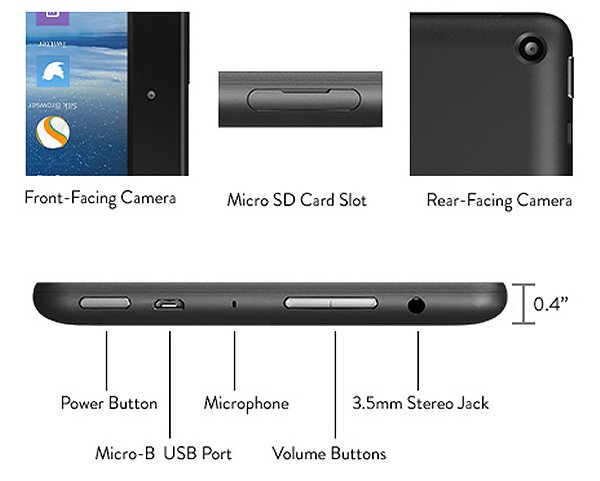米 Amazon、価格49.99ドル（約6,000円）の新型7インチタブレット「Fire」発表、1024×600 解像度クアッドコアプロセッサ