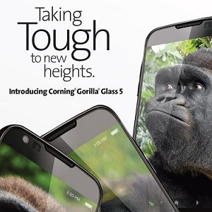 Post Thumbnail of Corning、スマートフォンやタブレットで利用されるディスプレイ保護ガラス「Gorilla Glass 5」発表、競合製品に比べ約4倍以上の強度