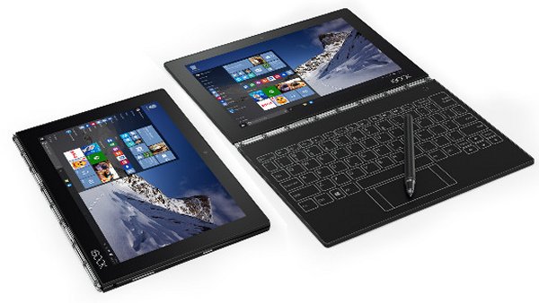 レノボ ペンタブにもなるガラス製タッチパネル式キーボード採用ワコムスタイラス付属 10 1インチタブレット Yoga Book 発表 Gpad