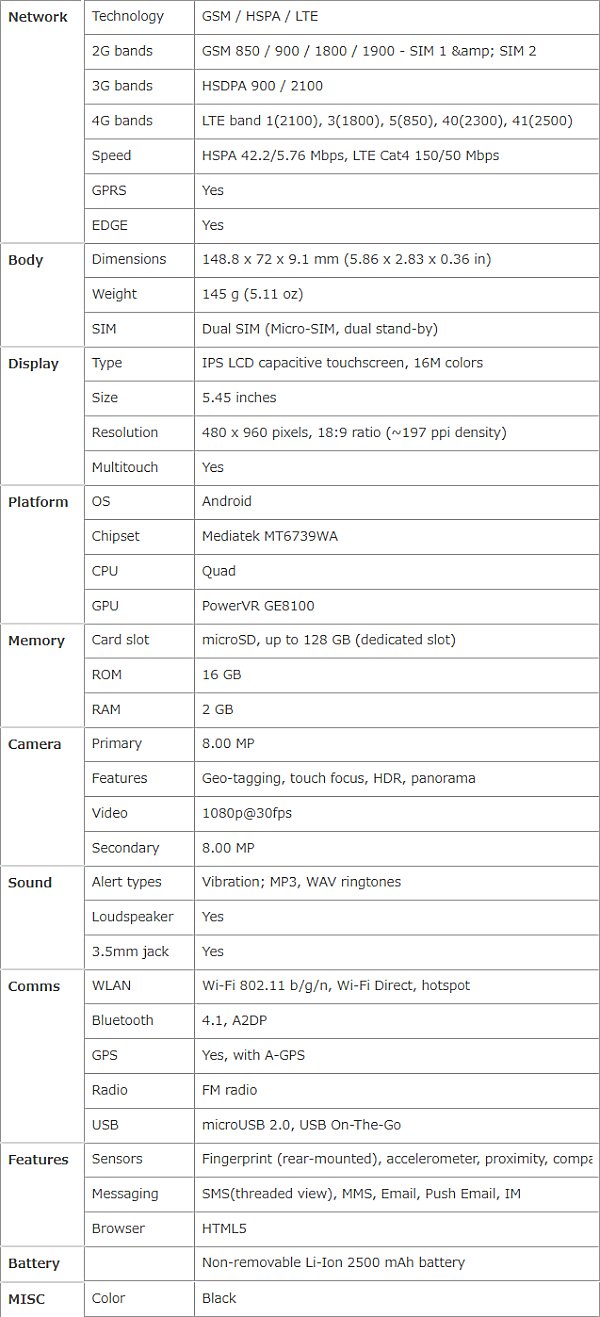 パナソニック、インド市場向けアスペクト比18対9の5.45インチスマートフォン「P101」発表、価格6999ルピー（約11,000円） | GPad