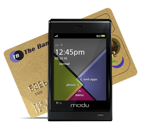 クレジットカードサイズ Modu T-Phone