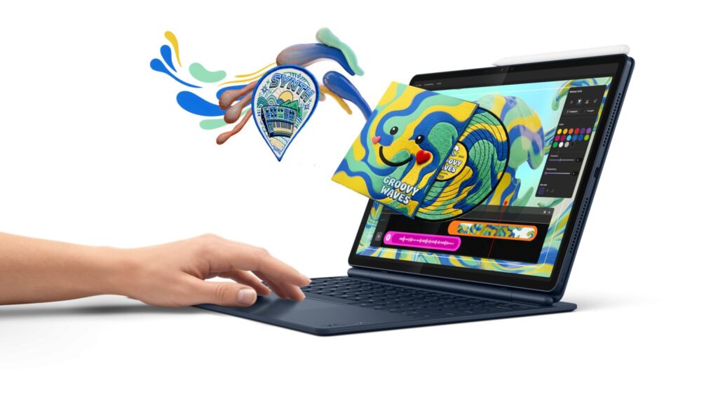 Lenovo Yoga Tab Plus Gen 2(キーボード装着時)