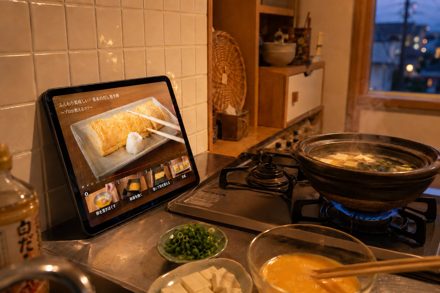 AGM PAD P1 Lite キッチンでの利用イメージ