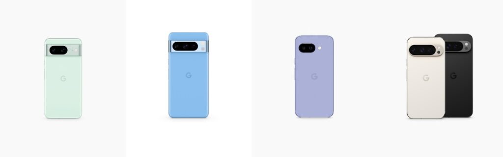 認定整備済品の Pixel 8 / Pixel 8 Pro / Pixel 9a / Pixel 9 Pro シリーズ