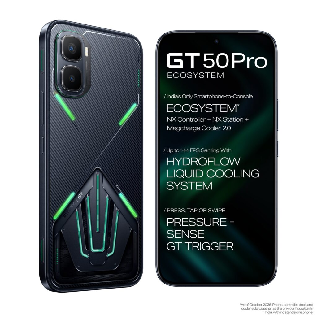 Infinix GT 50 Pro(前面と背面)