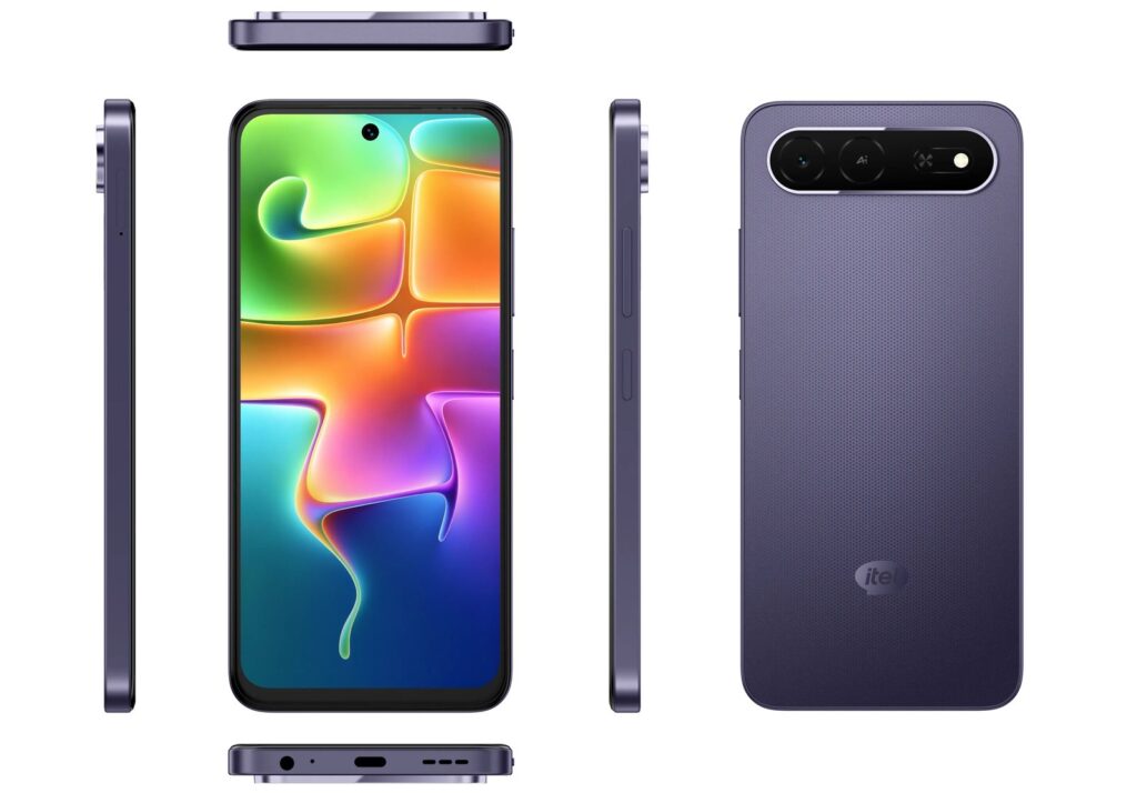 itel City 300 5G(前面・背面・側面)