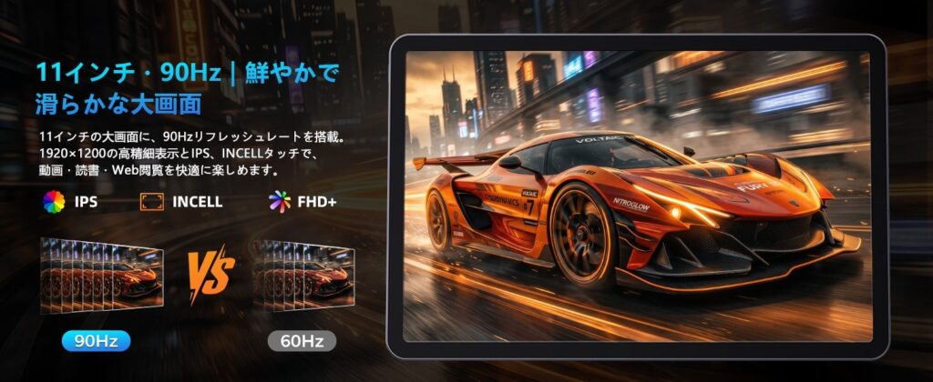 RebotAi AG11 のディスプレイ