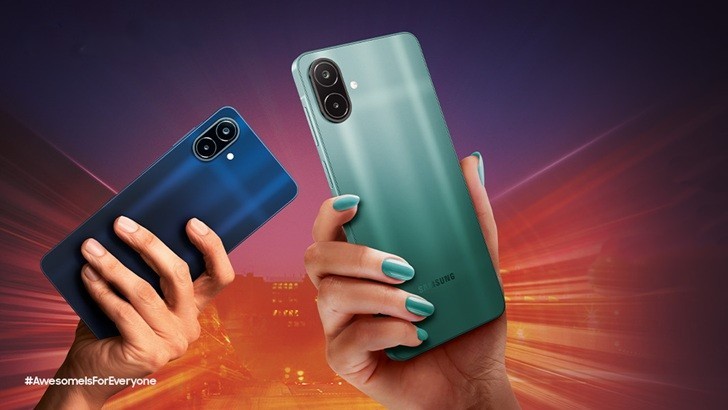 Samsung Galaxy A08（Dark Blue / Green）
