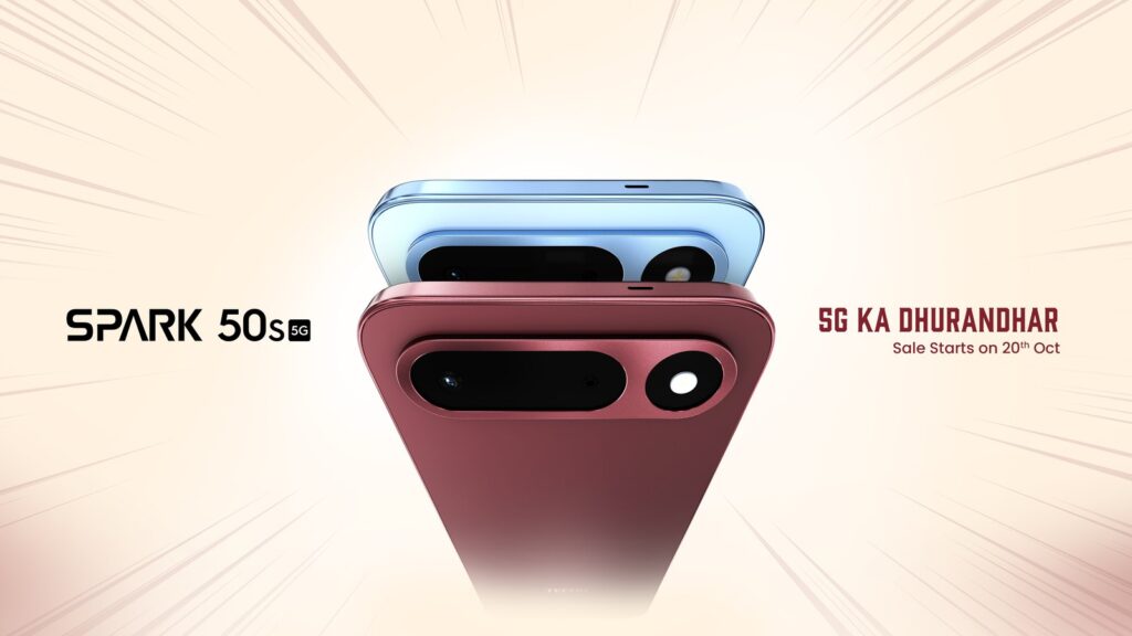 TECNO SPARK 50s 5G(Burgundy Red / Breeze Blue)